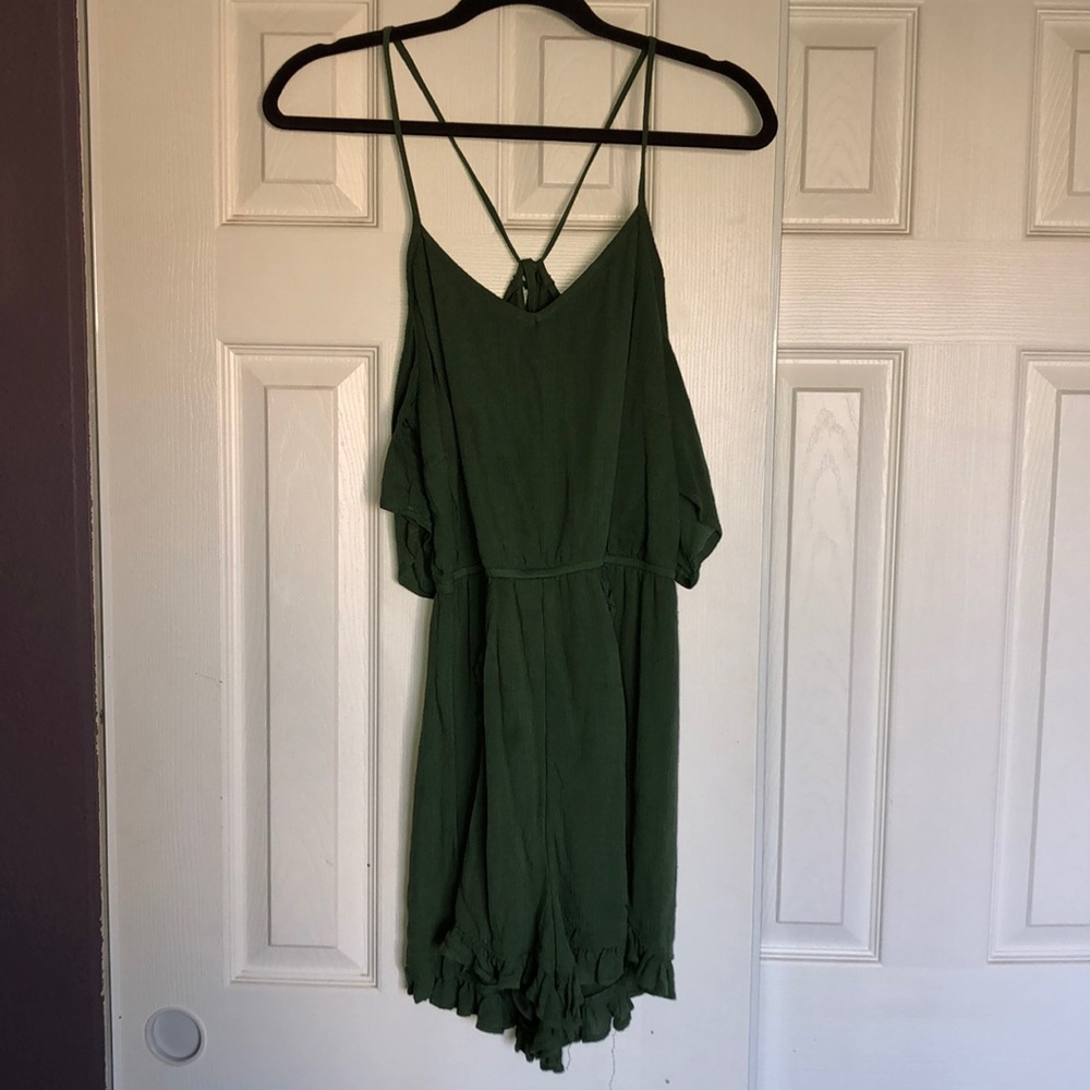 Olive Green Romper